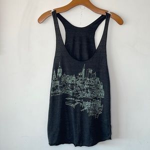 Tri Blend TANK TOP -featuring A PIC of BERNAL HEIGHTS NEIGHBORHOOD IN SAN FRAN